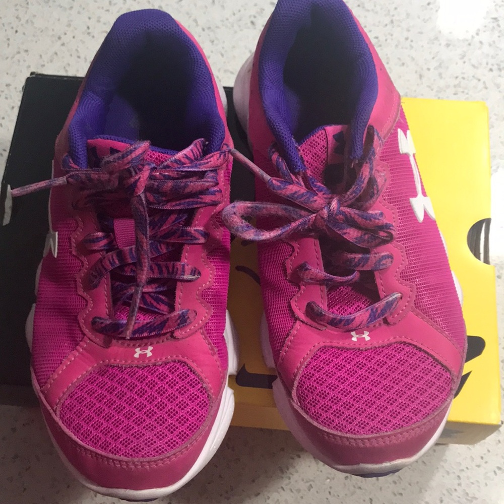Pink under armour size 13.5